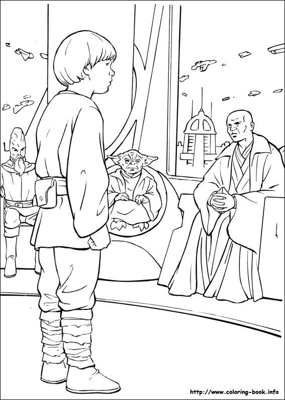 Star Wars coloring picture